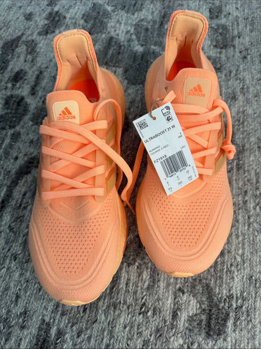 adidas Peach/Coral Ultraboost Women's Running Sneakers